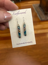 Load image into Gallery viewer, Skinny Mini Featherwood Earrings
