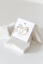 Load image into Gallery viewer, 18k gold plated hoops -earrings- hypoallergenic
