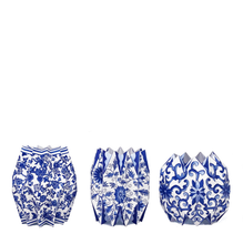 Load image into Gallery viewer, Blue Chinoiserie Paper Vase Wraps
