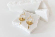 Load image into Gallery viewer, Angel 18k gold plated earrings
