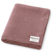 Load image into Gallery viewer, 100% Organic Luxe Baby Blanket  : Blush Pink
