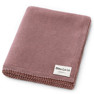 100% Organic Luxe Baby Blanket  : Blush Pink