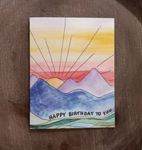 Load image into Gallery viewer, Mountain Birthday Card
