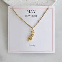 Load image into Gallery viewer, Birth Flower Necklace
