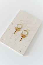 Load image into Gallery viewer, Angel 18k gold plated earrings
