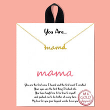 Load image into Gallery viewer, Mama Necklaces
