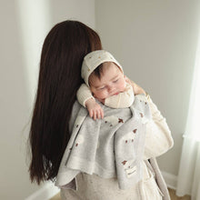 Load image into Gallery viewer, 100% Luxury Cotton Swaddle Receiving Baby Blanket - Sheep: Ivory
