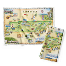 Load image into Gallery viewer, Tennessee Map Kitchen Towel

