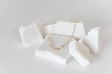 Load image into Gallery viewer, Karleigh paperclip necklace 18k gld plated | small
