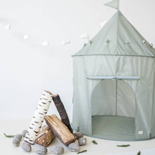 Load image into Gallery viewer, Recycled Fabric Play Tent Castle - Solid Colors: Green
