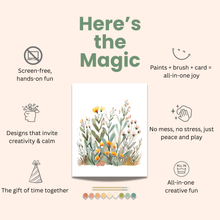 Load image into Gallery viewer, All-In-One Beginner Watercolor Paint Set - Jar of Flowers
