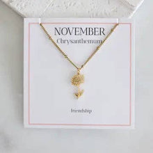 Load image into Gallery viewer, Birth Flower Necklace
