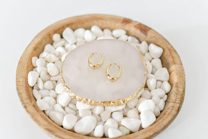 Ember hoop earrings