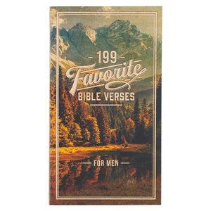 199 Favorite Bible Verses For Men- Gift Book