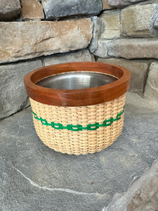 Nantucket Wine Bottle Coaster Basket