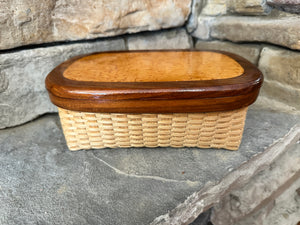 Black Ash Lided Basket Box