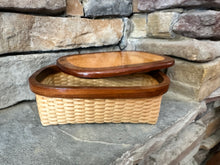 Load image into Gallery viewer, Black Ash Lided Basket Box
