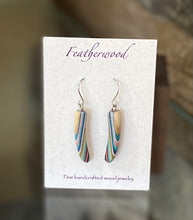 Load image into Gallery viewer, Skinny Mini Featherwood Earrings
