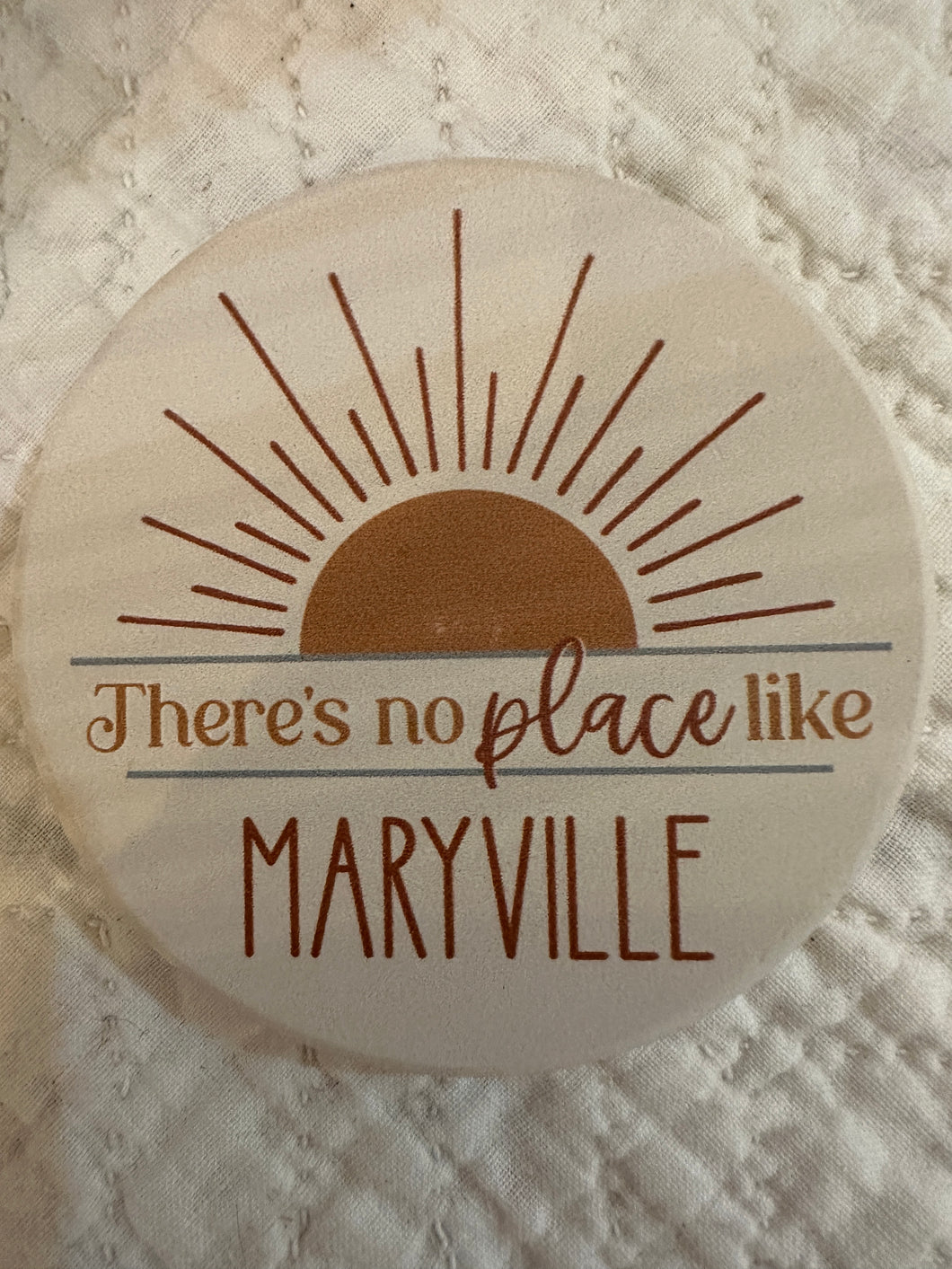 There's No Place Like Maryville Car Coaster