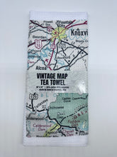 Load image into Gallery viewer, Maryville, Tennessee Vintage Map Kitchen Towel
