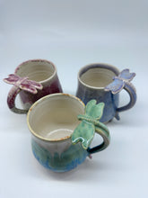 Load image into Gallery viewer, Dragonfly Pottery Mug
