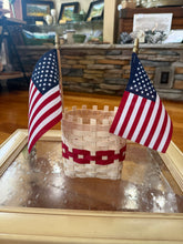 Load image into Gallery viewer, American Flag Patriotic Basket - Red
