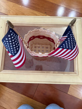 Load image into Gallery viewer, American Flag Patriotic Basket - Red
