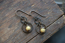 Load image into Gallery viewer, Aubrey Earrings in Natural Brass
