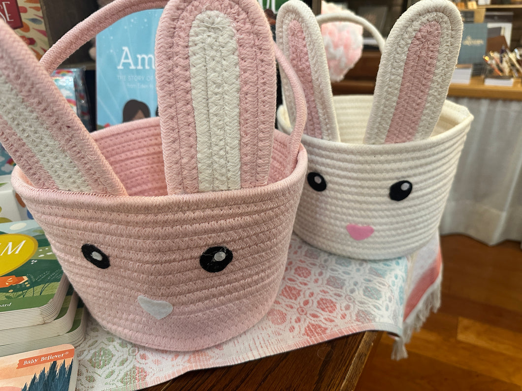 Hand Crafted Bunny Basket