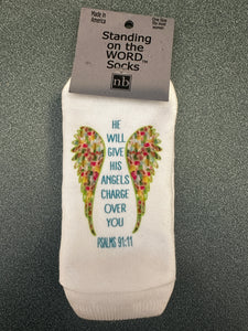 He will Give His Angele Charge Over You- Standing on the Word Socks