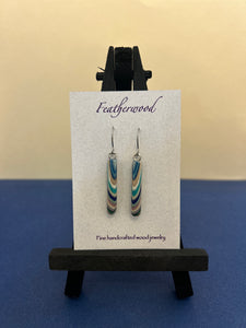 Skinny Mini Featherwood Earrings