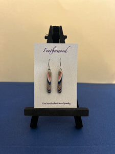 Skinny Mini Featherwood Earrings