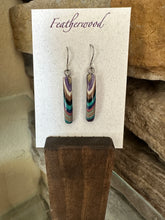 Load image into Gallery viewer, Skinny Mini Featherwood Earrings
