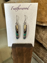 Load image into Gallery viewer, Skinny Mini Featherwood Earrings
