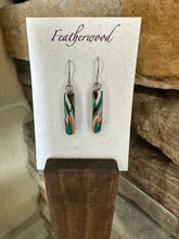 Load image into Gallery viewer, Skinny Mini Featherwood Earrings
