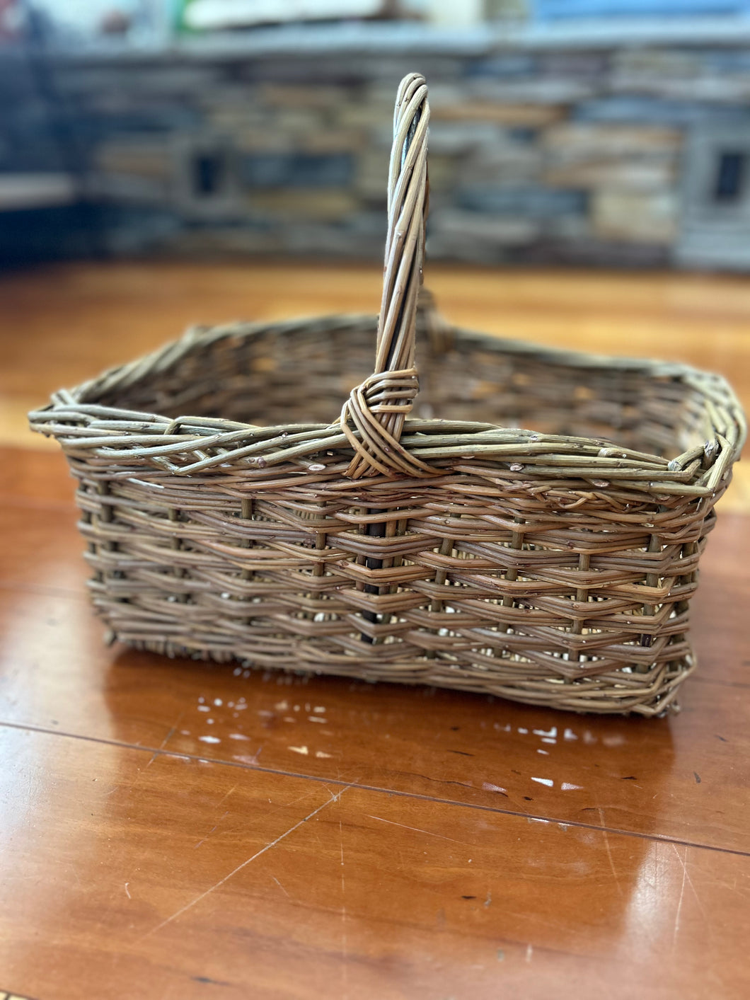 Wicker Market Basket