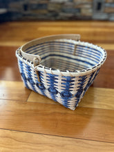 Load image into Gallery viewer, Cherokee Wheels Handled Basket with Blue accent
