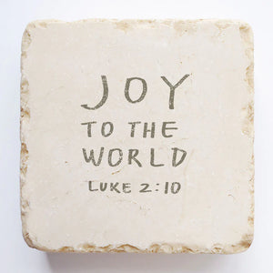 Joy to the World Scripture Stone