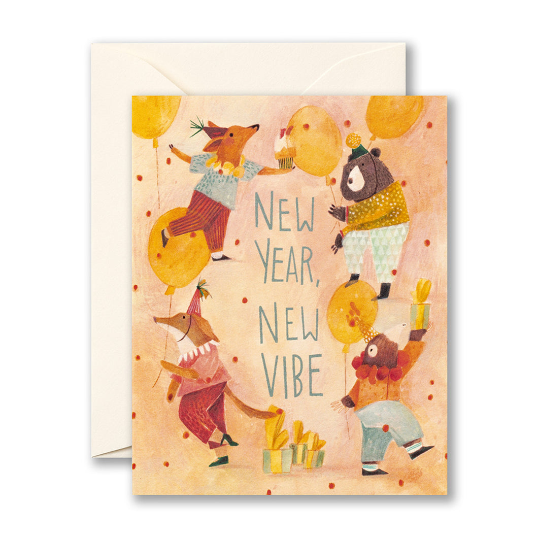 New Year, New Vibe- Birthday Card