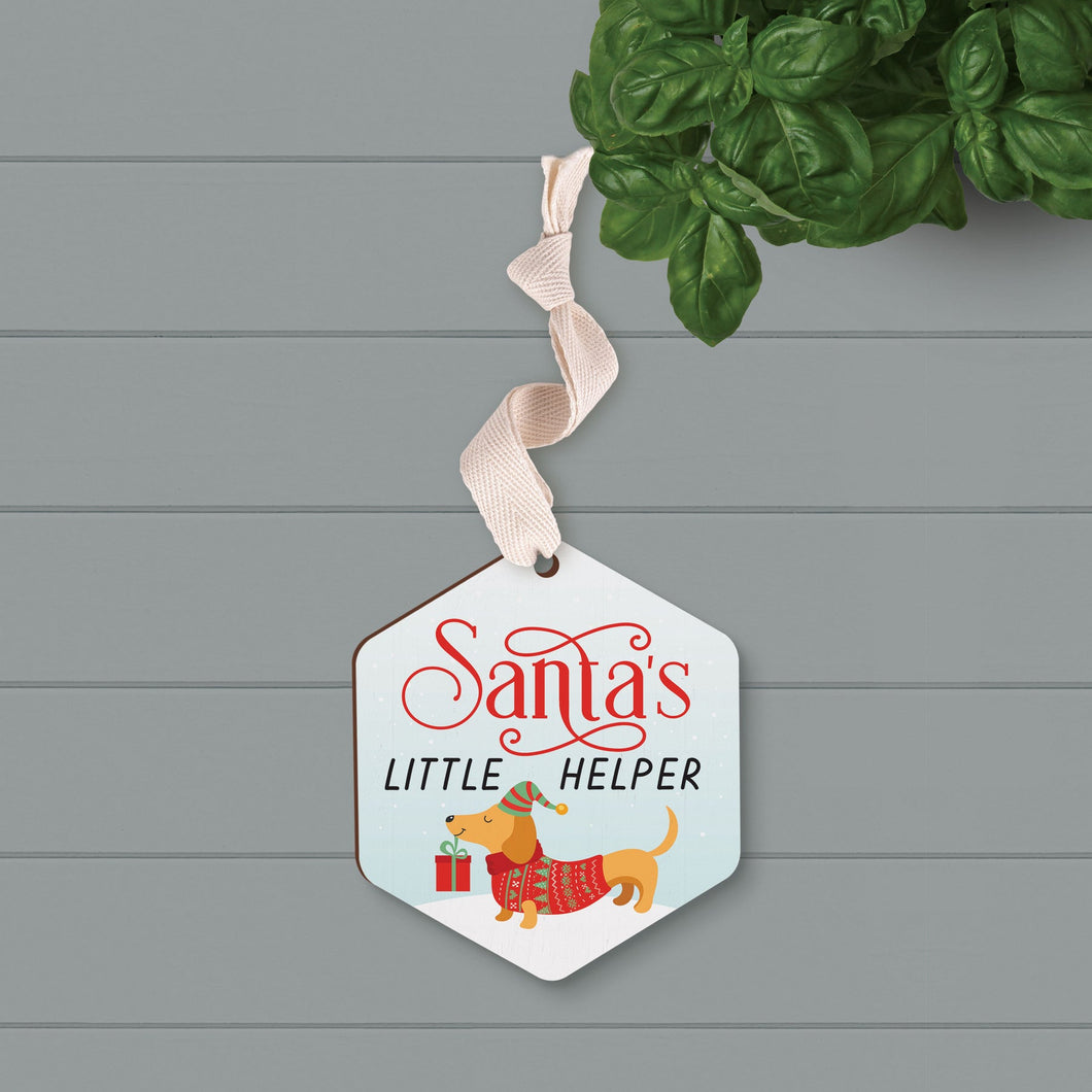Santa's Little Helper Ornament