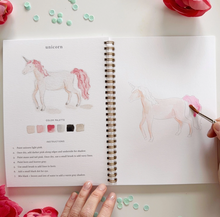 Load image into Gallery viewer, Fairytale Watercolor Workbook
