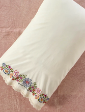 Load image into Gallery viewer, Embroidered Cotton Giving Pillowcase - You are So Loved
