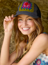 Load image into Gallery viewer, Granny Square Trucker Hat
