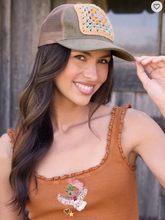 Load image into Gallery viewer, Granny Square Trucker Hat
