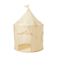 Load image into Gallery viewer, Kids Play Tent Castle with Recycled Fabric - Solids: Beige

