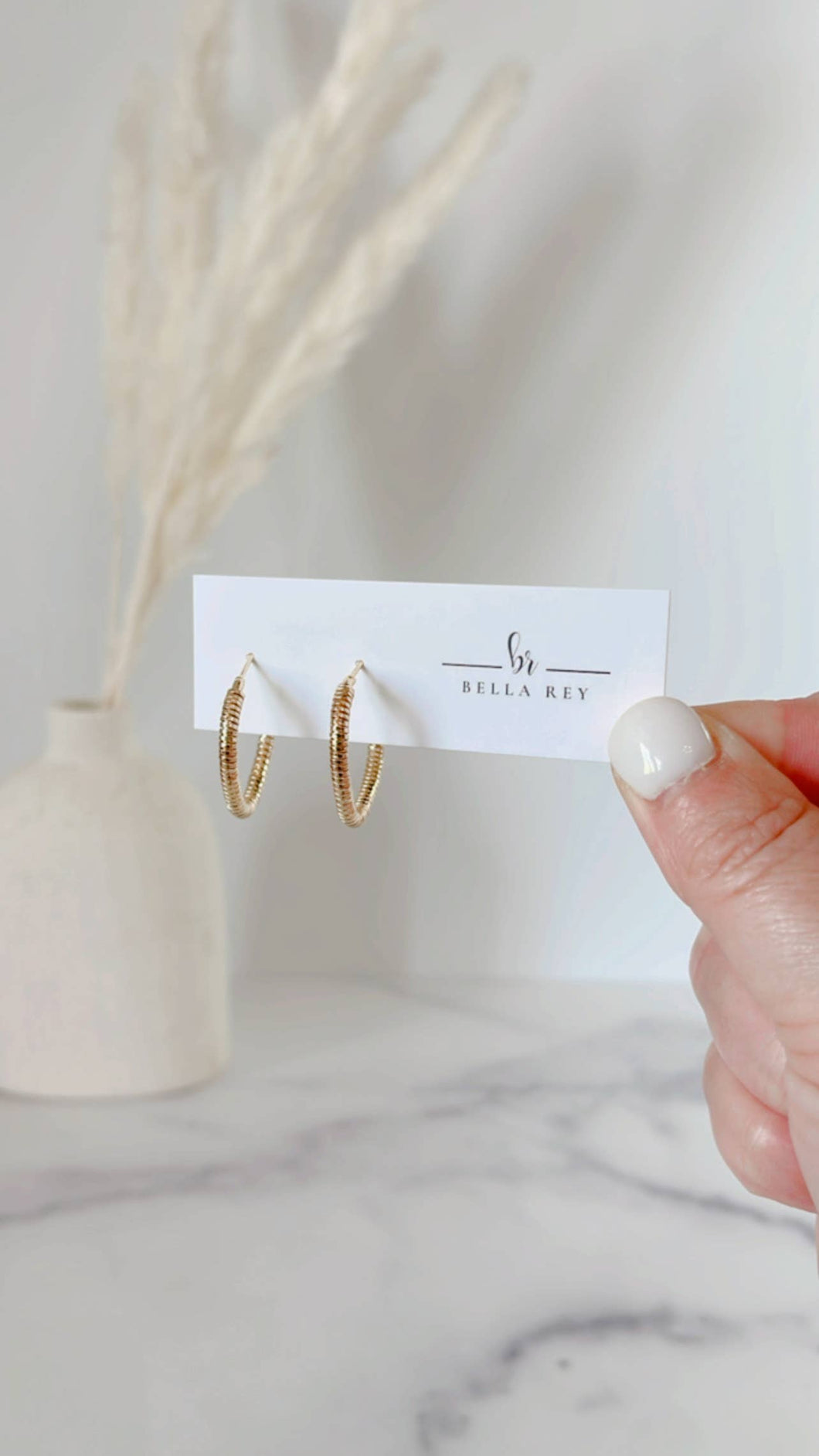 The Abbey hoop earrings