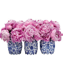 Load image into Gallery viewer, Blue Chinoiserie Paper Vase Wraps
