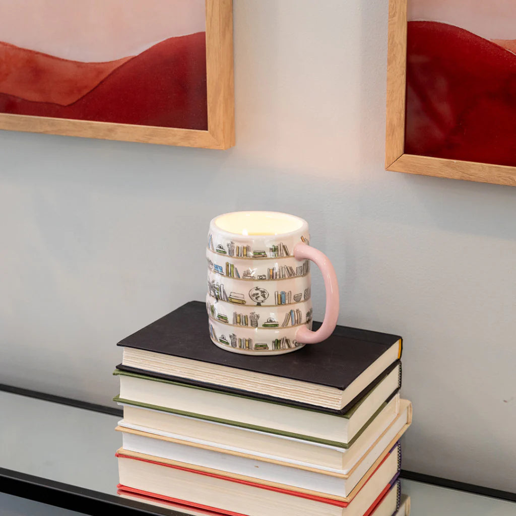 Sweet Grace Book Lover's Mug Candle #056