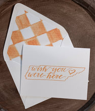 Load image into Gallery viewer, Wish You Were Here Checkerboard Greeting Card
