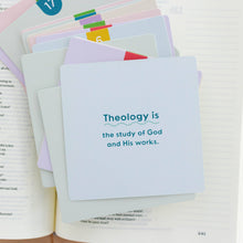 Load image into Gallery viewer, Theology For Me | Big Truths to Grow Your Faith Card Set
